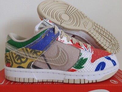 NIKE DUNK LOW SP MULTI COLOR ''CITY MARKET'' SZ 4 MENS/WOMENS SZ 5.5 [DA6125-900]