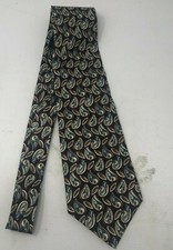 Vintage Designer Silk Tie CHRISTIAN DIOR MONSIEUR Paisley Italy USA Made