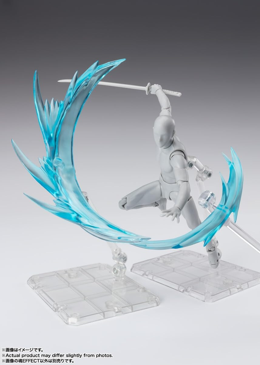 BANDAI TAMASHII EFFECT WIND Blue Ver. for S.H.Figuarts w/ Tracking