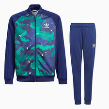 adidas Kid's Camo Print SST Tracksuit