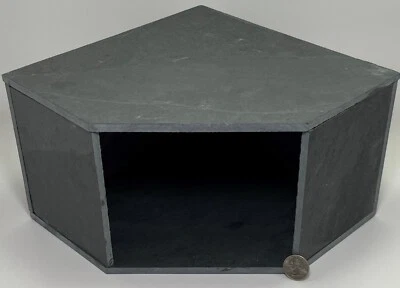 HANDMADE Slate Cave Hide 10x10x6" for Fish / Snake / Reptile / Turtle Terrarium Aquarium