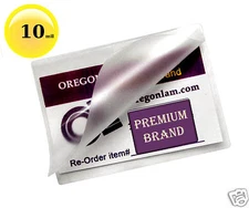 Hot Laminating Pouches 2-15/16 x 4-1/8 [pack of 500] Jumbo Card 10 Mil Clear