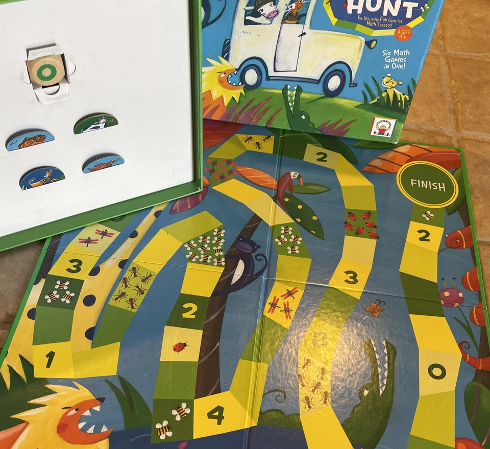 Discovery Toys Number Hunt The Brilliantly Fun Game For Math Success 6 Games n 1 - Image 3 of 4