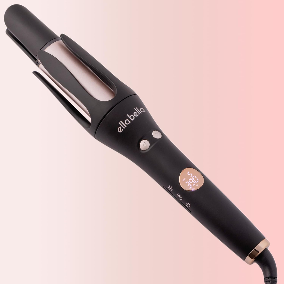 ELLA BELLA® Automatic Rotating Curling Iron • Auto Hair Curlers • Easy