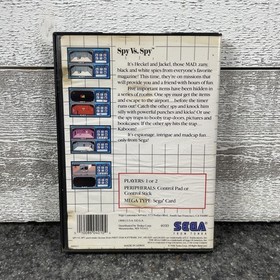 Spy vs. Spy (Sega Master System) Complete in Box (Cib)