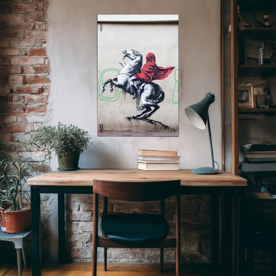 Banksy's Graffiti Blind Bonaparte 24x36" (Vertical) Art Print | Limited Edition - Image 3 of 4