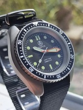 COOPER SUBMASTER STEEL FINISH (ORANGE HAND VERSION) MILITARY DIVERS WATCH SM8016