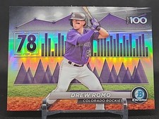 2024 Bowman - Bowman Scouts Top 100 Drew Romo #BTP-78 (RC) Colorado Rockies 