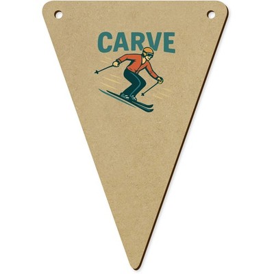 5 Wimpel/Fahnen ''Skiing Carve the Mountain'' 140 mm (BN00090929)