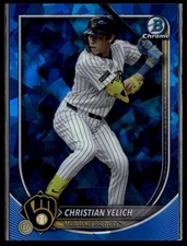 2025 Bowman Chrome Sapphire Christian Yelich #70