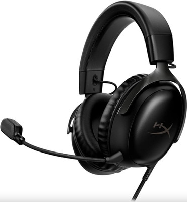 Hyperx Cloud III   Wired Gaming Headset, PC, PS5, Xbox Series X|S, Angled 53Mm D