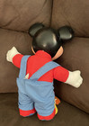 Vintage 1980's Mickey Mouse 14" Learn to Dress Me Doll Disney Mattel Tie, Buckl+ — photo 2