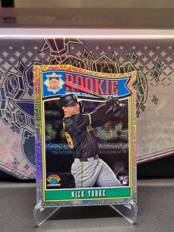 Nick Yorke 2025 Bowman Chrome Rookie Of The Year Favorites Mojo Refractor RC
