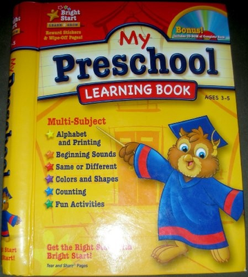 #ad MY PRESCHOOL LEARNING BOOK By Bright Start *Excellent Condition* $17.95