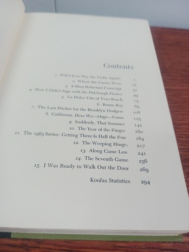 KOUFAX by Sandy Koufax SIGNED 1966 First Edition 1st Printing Hardcover DJ RARE! - Picture 18 of 24