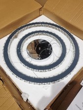 Warmiehomy moderner runder Kronleuchter LED Deckenleuchte Ring Pendelleuchte