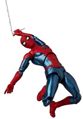 MEDICOM TOY MAFEX No.262 SPIDER-MAN NEW RED & Blue Suit | eBay