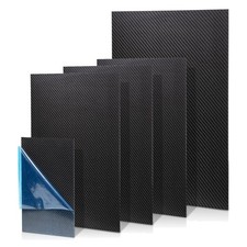Kohlefaserplatte, Carbon, DIY-Reparatur, Prototyp, Modell, 100x200x0,5 mm