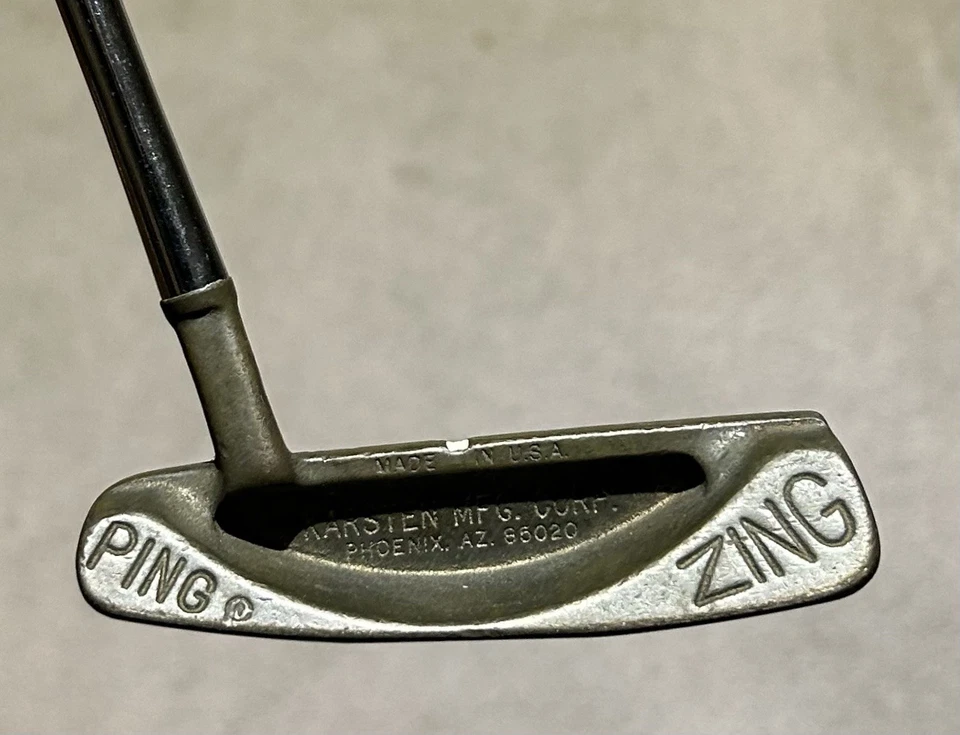 Ping Karsten Gold ZING Right Handed Steel Putter Made In USA - Image 3 of 4