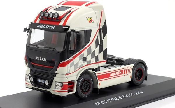 Hachette 2016 Iveco Stralis HI-WAY Abarth 1:43 Truck DIE Cast Metal Model NEW-image