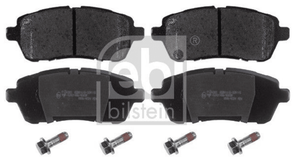 Bremsbelagsatz Scheibenbremse Vorderachse FüR Ford Fiesta Stufenheck VI Van-image