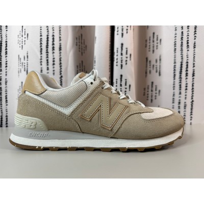 New Balance 574 ベージュ New Balance 574 Shoes Womens 9 Mens 7.5 Tan Beige Suede Preppy