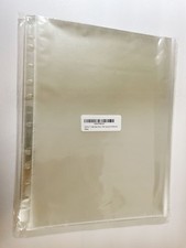 8.5" x 11" clear sheet protectors, Lot of 100, for a Binder