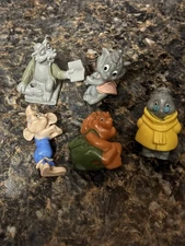 Long John Silvers 1993 - Once Upon a Forest - Set of 5 - Straw Hugger