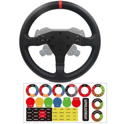 13 inch/33CM Real Carbon Fiber For Logitech G PRO RS50 Base Racing Wheel
