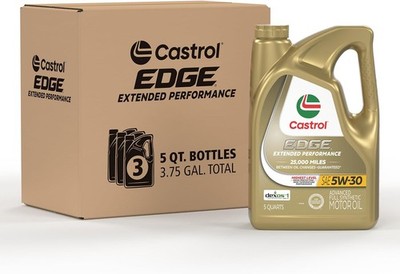 Castrol EDGE Extended Performance 5W-30 Advanced Full 5 Quarts, Pack of 3 