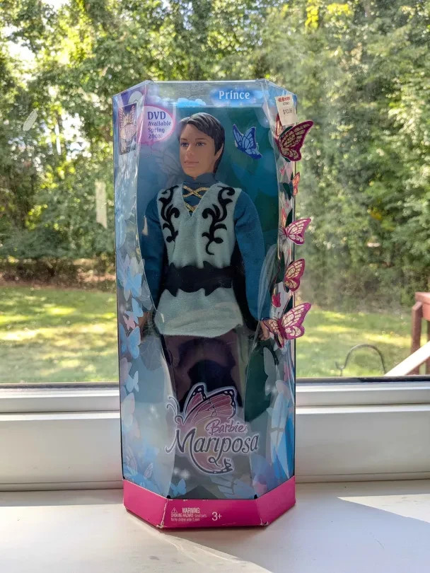 Ken Mariposa Doll Butterfly Prince Fairy Barbie Boyfriend 2007 In And W/Box