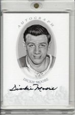 2010-11 IN THE GAME ENSHRINED DICKIE MOORE AUTO #ADM *SILVER VERSION*