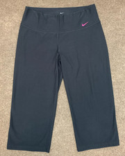 Nike Pants Womens M Dri-Fit Yoga Workout Gym Capri Cropped Legging Athleisure