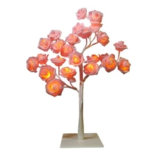 Rose Tree Table Lamp – Nightstand Lamp for Living Room & Bedroom