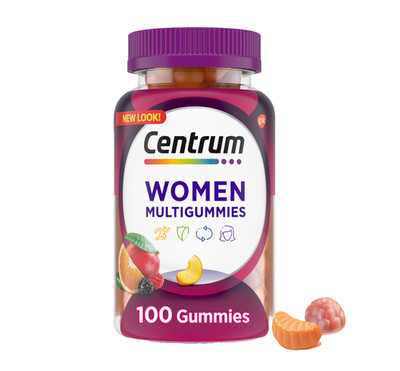 Centrum Women s Multigummies Multivitamin 100 Gummies Natural Fruit Flavors
