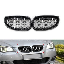 Chrome Black Diamond Front Kidney Grill For B...