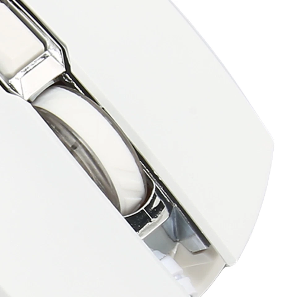 White RGB Gaming Mouse 7200 DPI Programmable Buttons Backlight Software Support - Image 3 of 4