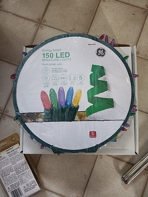 GE Energy Smart 150 Ct 49.6 ft Multicolor MIniature LED Christmas String Lights