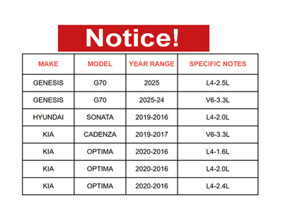 ENGINE AIR FILTER FOR 2016-19 SONATA 2.0 2.4 / 2017-20 OPTIMA 2.0