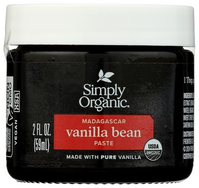 Simply Organic Madagascar Vanilla Bean Paste 2 Fl Oz 59 Ml