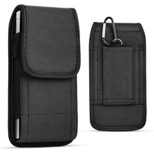 Universal Nylon Cell Phone Holster Belt Clip Pouch Case Cover for Smartphones