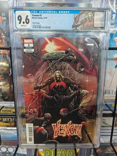 VENOM #3 (2018) - CGC GRADE 9.6 - MARVEL 3RD PRINT RYAN STEGMAN VARIANT