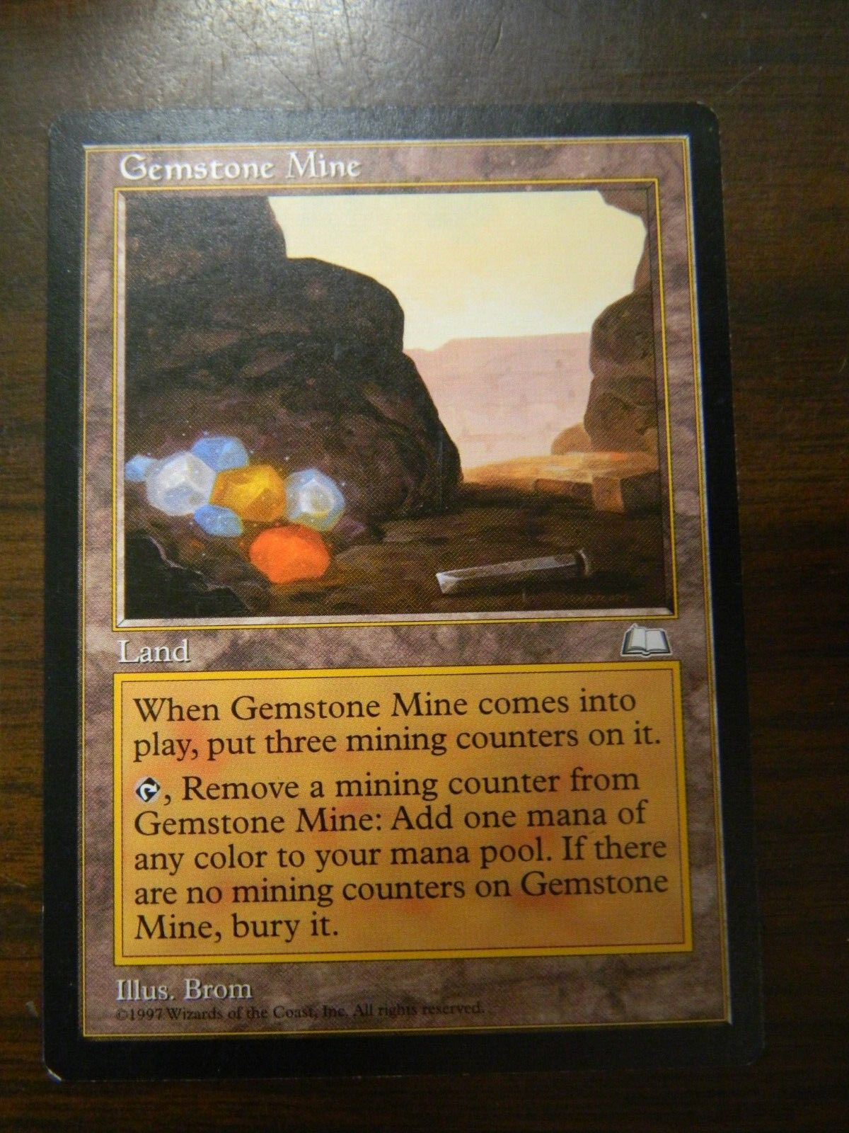 MTG Magic The Gathering Weatherlight Gemstone Mine Excellent - NM Condition