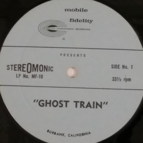 GHOST TRAIN MF10 LP Mobile Fidelity Vinyl VG+ Cover Shrink 1962 Field Recordings - Picture 3 of 3