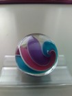 JODY FINE, RIBBON CORE SWIRL MARBLE, HAND MADE 1.16 " , BEAUTIFUL COLORS, NM — photo 7