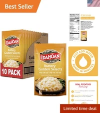Delicious Buttery Golden Select Mashed Potatoes - 48 Servings in Easy Pouches