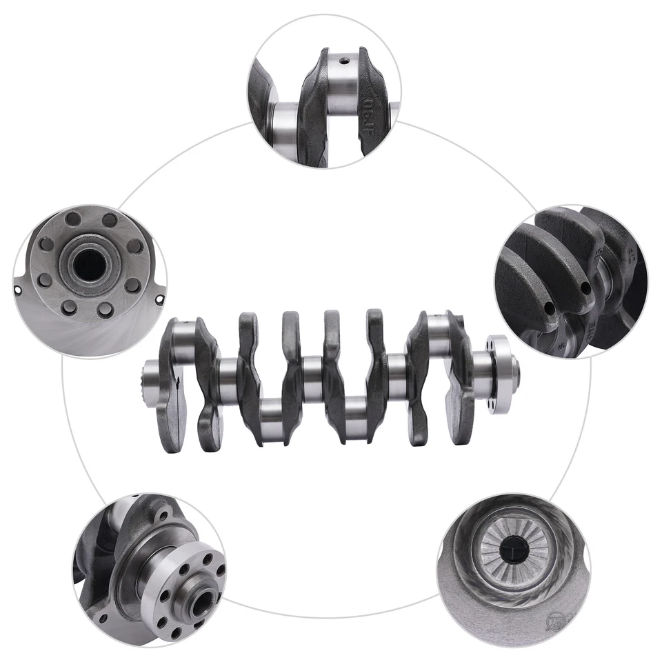 For Audi VW Golf Passat CC A3 A4 A5 TT Skoda Seat Leon 1.8 TSI Engine Crankshaft - Изображение 2 из 4