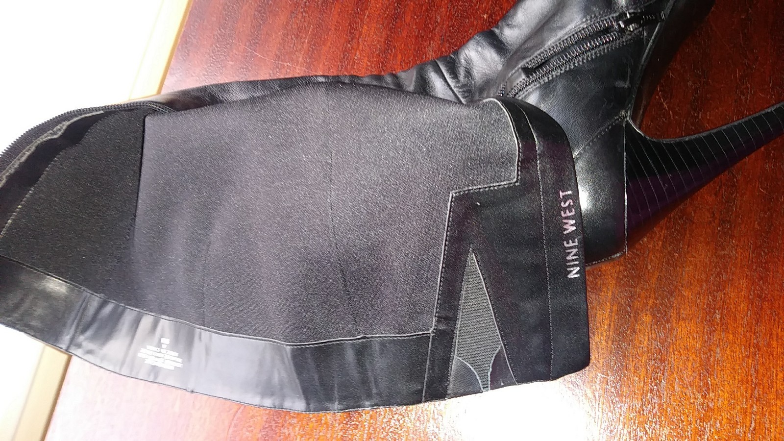 Nine West Knee Knee Knee High Black Leather Boots Size 6 uk 788a2a Nine West Knee Knee Knee High Black Leather Boots Size 6 uk 788a2a