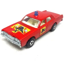 Lesney Matchbox Superfast Mercury No. 59 Or 73 Fire Red Made In United Kingdom