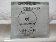 GS CH442-10 Watch Crystal Fit Swiss - 22.4 x 20.4 mm - Replacement / Repair